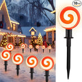 Ultimate Unicorn Christmas Decoration Lollipop Pathway Lights Pathway Lights Decoration Red Peppermint Lights Outdoor with Stakes LED Lollipop Lights for Pathway Yard Sidewalk Garden Rooftop