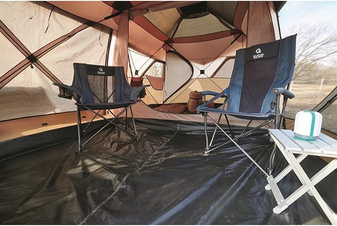 Guide Gear 8-Person Hub Camping Tent for Outdoors Family Events Weekend Travel