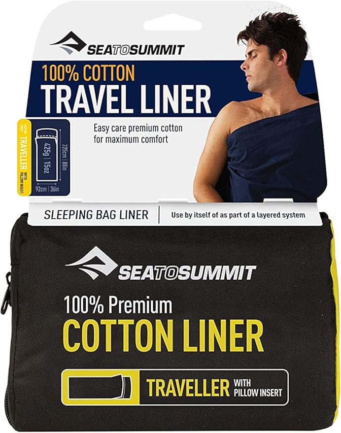 Sea To Summit Cotton Traveller With Pillow Sheet 225 x 92 cm