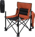 Camping Chair for Adults with Rod Holder Bait Tray Fish Guard 220lbs Capacity Portable Folding Complete Set Outdoor Heavy Duty Fishing Accessories Gear