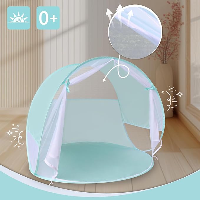 Action Air Portable Anti-UV Pop-Up Beach Tent- Ultimate Sun Shelter &amp Kids' Play Tent
