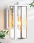 VIANIS White Outdoor Lighting Fixtures Dusk to Dawn Outdoor Lighting Exterior Light Fixture Wall Mount for House Anti-Rust Aluminium Porch Lights Outdoor for Patio Entryway