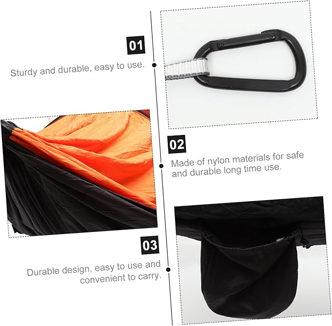 POPETPOP 1pc Portable Multi-Function Suspended Tent Hammock for Outdoor Camping Uv and Netting Lightweight and Easy to Carry