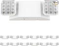 Sunco 12 Pack LED Emergency Lights Commercial Lighting for Business Power Outages Offices with Backup Battery (90 Minutes) Wall Mount Hard Wired 120-277V Fire Resistant (94V-0) UL