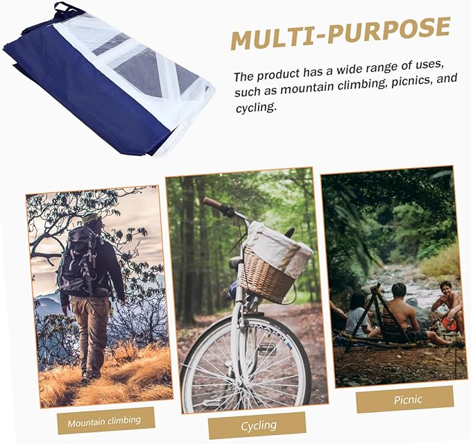 Waterproof Tent Cloth 210D Oxford Fabric Sun Shade Camping Tarp Rainproof Portable UV Protection for Outdoor Activities and Beach Use
