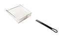 Giles 70430 Genuine OEM Basket Scoop - 12 x 12 in. Nickel Plated EDF