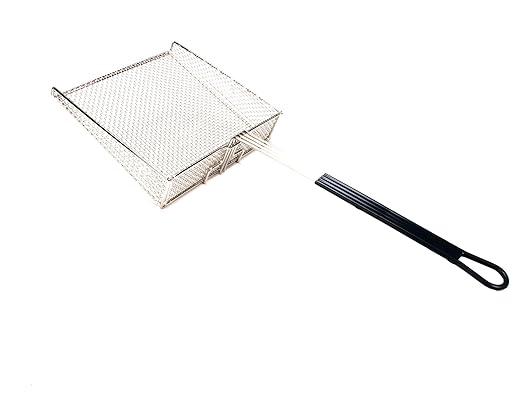 Giles 70430 Genuine OEM Basket Scoop - 12 x 12 in. Nickel Plated EDF