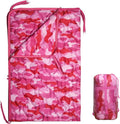 Camo Poncho Liner Army Blanket Military Sleeping Bag with A Compression Carrying Bag for Traveling Hiking Camping Outdoor Survival Car Blanket