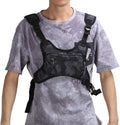 Gardening Vest Bag Black Camouflage Outdoor Running Backpack Vest Bag Storage Bag for Man Woman Running