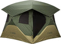 Gazelle T4 Overland Edition GT401GR Pop-Up Portable Camping Hub Tent Easy Instant Set up in 90 Seconds Alpine Green/Moss 4-Person Family Overlanding