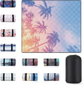 60x80 Picnic Blankets Waterproof Outdoor Huge Sand Free Beach Blanket Windproof Soft Patio Concert Ground Mats Backpacking Camping Travel Essentials Summer Outside Hawaii Vacation Stuff Gifts