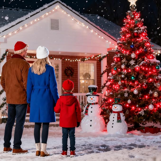 1500 LED Christmas Lights Outdoor with 12 Modes 470FT Green Wire Christmas String Fairy Lights with Timer &amp Dimmable Waterproof Twinkle Tree Lights for House Patio Party Wedding Xmas Decor Red