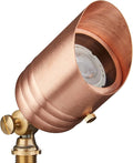 VOLT Fat Boy 12V Solid Copper Outdoor Spotlight for Low Voltage Landscape Lighting of Yard Lawn Garden Patio Trees &amp House
