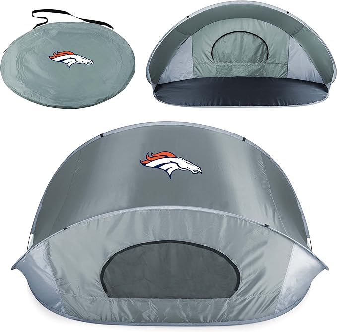 Picnic TIME NFL Manta Portable Beach Tent - Pop Up Tent - Beach Sun Shelter Pop Up