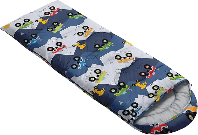 QOOMO Camping Sleeping Bags3 Season Warm &amp Cool WeatherLightweightWaterproof Sleeping Bags for Adults &amp KidsTravelingand OutdoorsCamping Gear Equipment