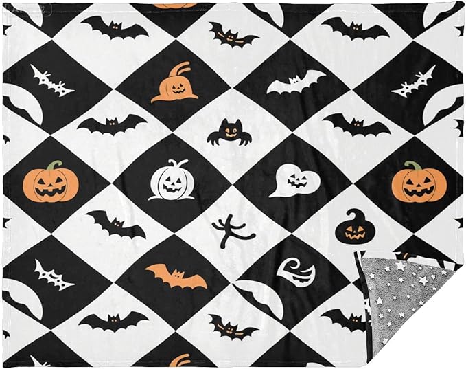 Throws For Couch Halloween White Skeleton Bed Throw Blanket 50 x 70 Inch