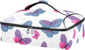 Casserole Carrier Beautiful Pattern ButterfliesInsulated Casserole Carrier for Hot or Cold Food Thermal Lunch Tote for Potluck Parties Picnic Beach Fits 9 x 13 Inches Baking Dish