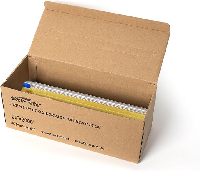 24 Inch x 2000 Feet Plastic Cling Wrap