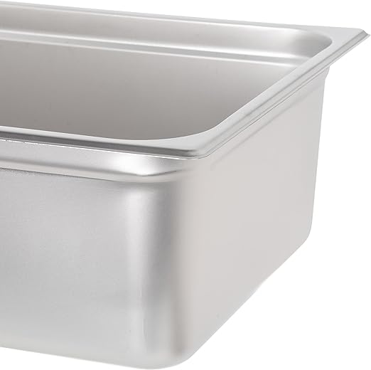 Carlisle DuraPan Steam Table Pan full-size 22 qt. 6 deep reinforced corners stackable anti-jam dishwasher safe 24 gauge 18/8 stainless steel NSF 607006