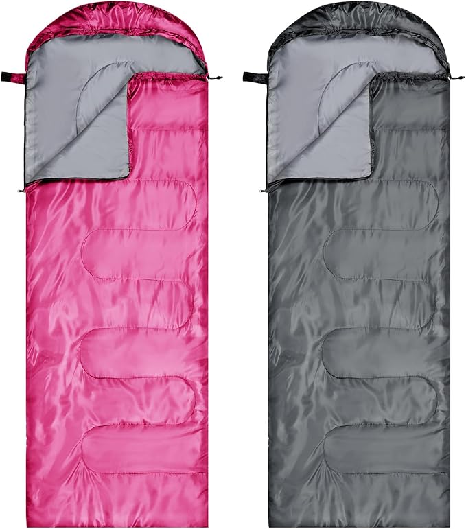 Tudomro Camping Sleeping Bag for Adults Lightweight Packable Waterproof Camping Gear Equipment to Keep Warm for Outdoor Backpacking Hiking Travel