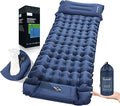 Sleeping Pad for Camping 4in Thick Insulated Sleeping Pad for Winter Ultralight Inflatable Camping Mattress with Adjustable Pillow Compact Built-in Foot Pump Sleeping Mat for Backpacking