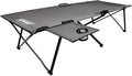 Coleman Pack-Away Big ‘n Tall Camping Cot with Removable Side Table Extra Wide Cot Fits Adults up to 6ft 6in or 300lbs Carry Bag Included