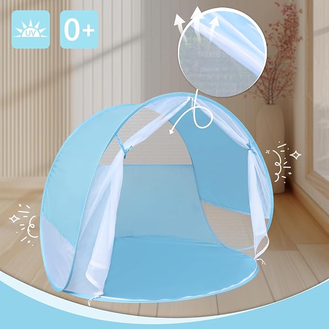 Action Air Portable Anti-UV Pop-Up Beach Tent- Ultimate Sun Shelter &amp Kids' Play Tent