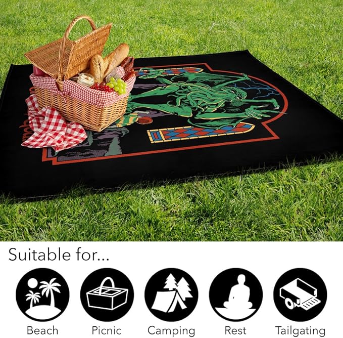 LOGOVISION Steven Rhodes Trust in God Outdoor Blanket for Picnic Beach Camping Park Tailgate 50x60