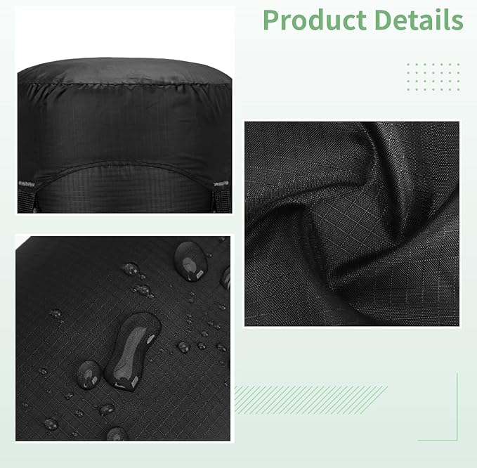 Waterproof Compression Sack For Hiking And Camping 11 L Nylon Dry Bag With Lid