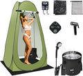 Pop Up Shower Tent for Camping Portable Outdoor Privacy Shower Tent with 6000mAh Rechargeable Shower
