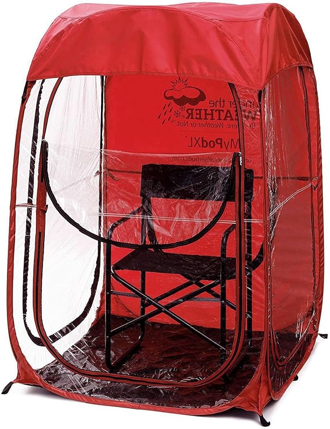 Sports Tent Fishing Pod Professional Convenient Ventilated up Pod Sports Pod for Trekking Sports Events Mountaineering Red