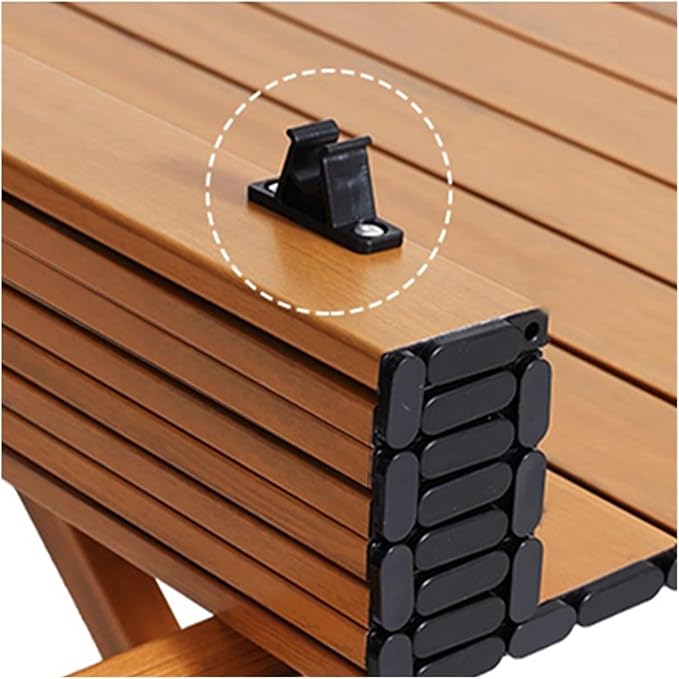 OTHZON Folding Dining Table Mounted Rent House Picnic Table Complimentary Storage Bag Outdoor Folding Table Portable Egg Roll Table Picnic Camping Table Light Gray