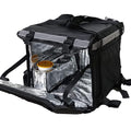 PK-64B: Big Pizza/Food Delivery Bag for Motorcycle or Bicycle 16x16x16 with Metal Rack for Motorcycle Use