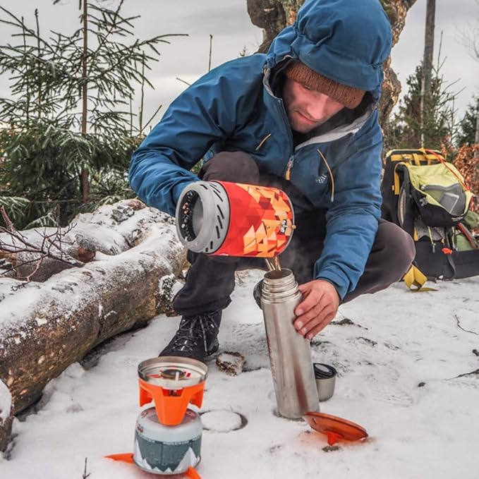 Fire-Maple Fixed Star X2 Backpacking and Camping Stove System Outdoor Propane Camp Cooking Gear Portable Pot Jet Burner Set Ideal for Hiking Trekking Fishing Hunting Trips and Emergency Use