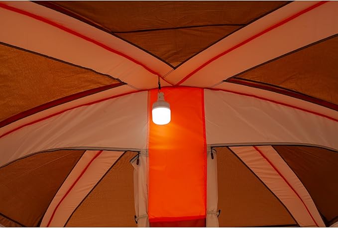 KTT Extra Large Tent 10-12-14 Person(A)Family Cabin Tents2 Rooms3 Doors and 3 Windows with MeshStraight WallWaterproofDouble LayerBig Tent for OutdoorPicnicCampingFamily Gathering