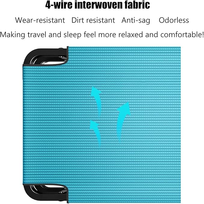 Car Travel Bed Universal Non-Inflatable Car Travel Bed for Rear Seat – Folding Cushion for Co-Pilot Office and Outdoor Camping Use