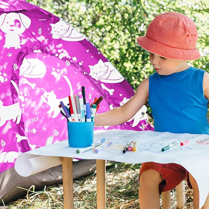 KidzAdventure 2 in 1 Kids Tent for Camping/Kids Play Tent| Backpacking Tent for Kids |Easy Set Up Camping Tent