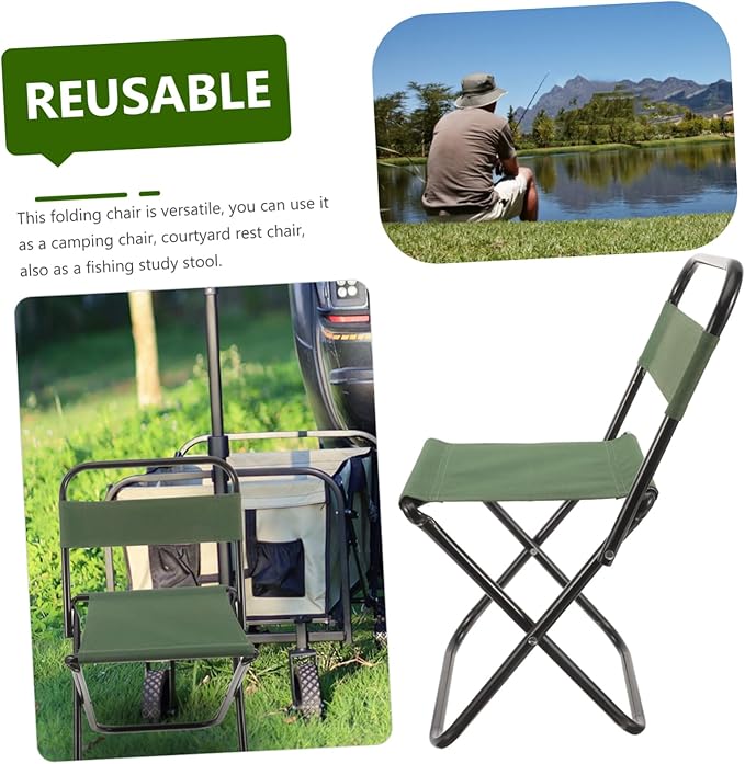 Beach Essentials Lightweight Outside Chairs Practical Portable Camping Chair Compact Folding Stool