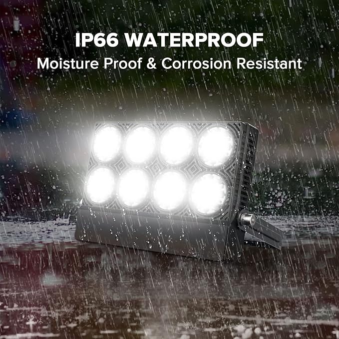 SANSI Outdoor LED Flood Light 350W Equiv. 5000lm Super Bright Security Light LED Work Light 5700K Daylight White IP66 Waterproof Outdoor Lamp Exterior Wall Light for Yard Garage Porch 90-264V