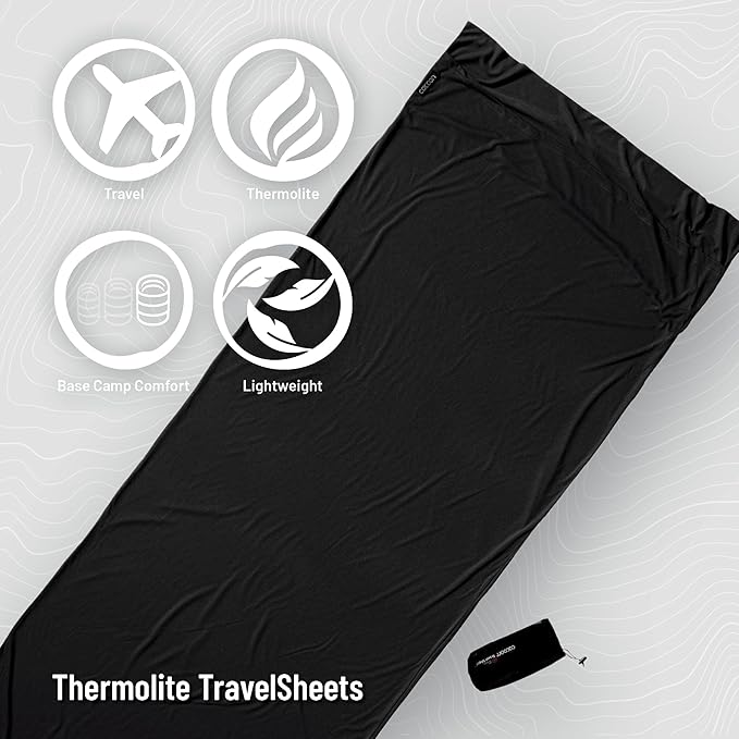 COCOON - Premium - TravelSheet -Thermolite - Volcano Grey - Regular