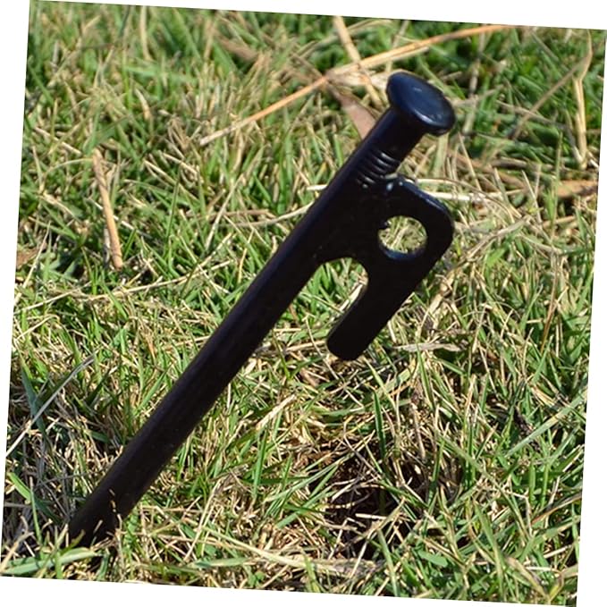 10Pcs Heavy Duty Tent Pegs with Storage Bag Durable Ground Nails for Outdoor Camping Garden and Beach Use Secure Your Tent from Wind and Movement