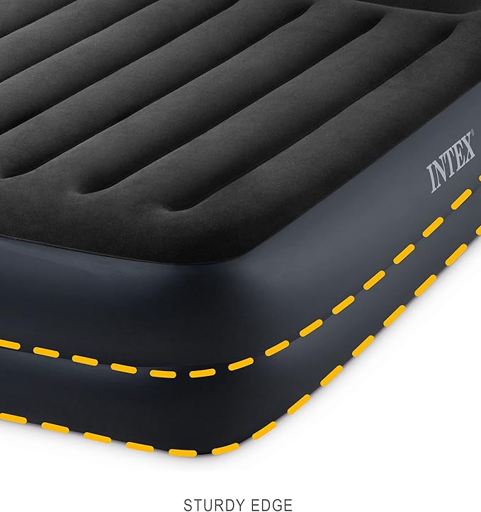 INTEX Dura-Beam Standard Pillow Rest Air Mattress: Fiber-Tech