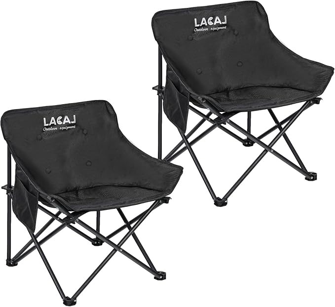Portable Camping Chair Outdoor Folding Chair Oxford Cloth Backpacking Chair with Aluminum Frame264lbs SupportNo Installation Required