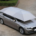 Car Tent Cover Folding Sun Protection Carport Fully Automatic Summer Car Umbrella Cover Tent Movable Carport Canopy with Remote Control for Outdoor Camping Tent Grey-4.6m