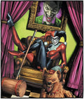 LOGOVISION Batman Harley Quinn Joker Portrait Outdoor Blanket for Picnic Beach Camping Park Tailgate 50x60