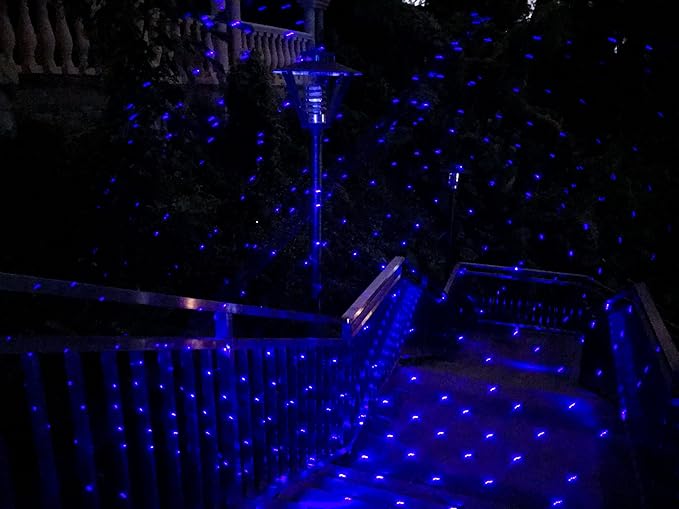 LedMAll Bluetooth Motion Full Spectrum 7 Color White Star Effects Laser Christmas Decorative Lights Remote Control