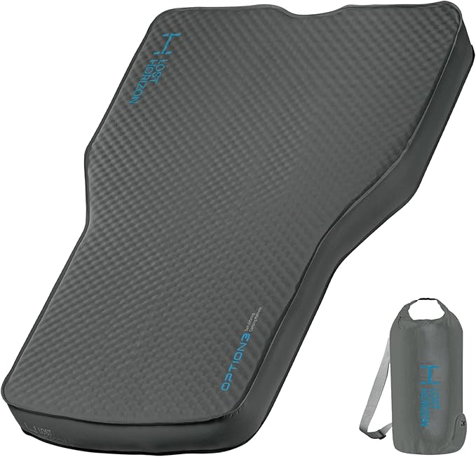 LOSTHORIZON Camping Air Mattress with Foam for Tesla Self Inflating Sleeping Pad with Pump Sack 4.5 Thick R-Value 13 Model Y