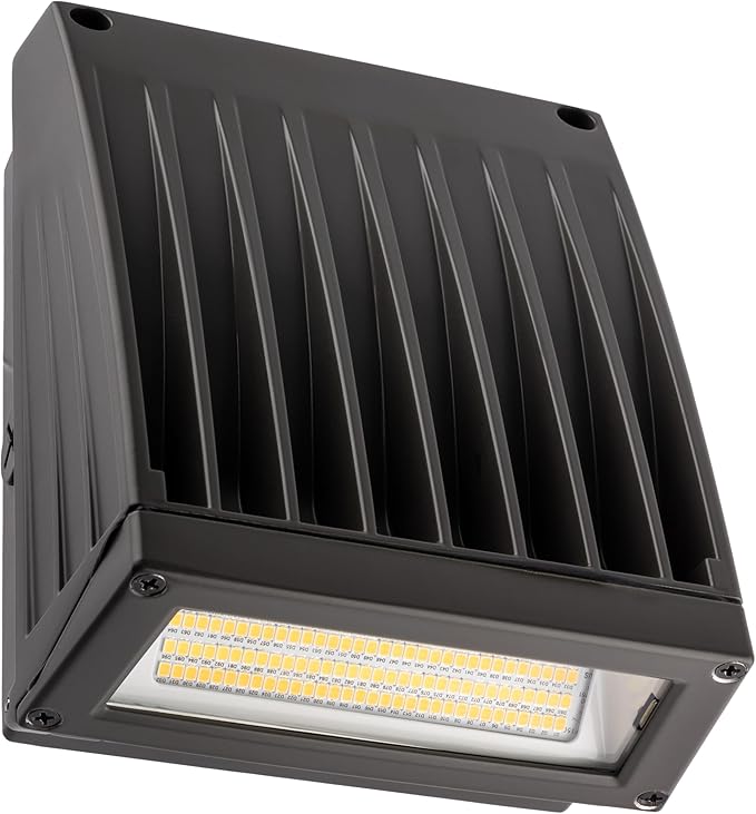 WSPSS1-4L SlimPak Pro Outdoor LED Wall Light Commercial &amp Industrial Use Selectable Lumens &amp CCT 0-10V Dimming 200000 Hr Life 5-Year Warranty Bug Rating B1-U0-G1