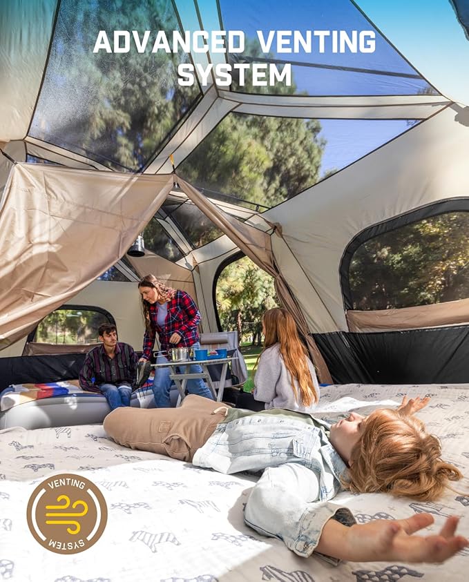FanttikOutdoor Zeta C12 Pro Max Instant Cabin Tent &amp FanttikOutdoor Beta C6 Apex SUV Tent