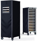 Bakery Rack Cover with Zipper23X28X64 High Density Waterproof and Dustproof20tier Sheet Pan Rack/Bun Pan Rack Cover with Vents